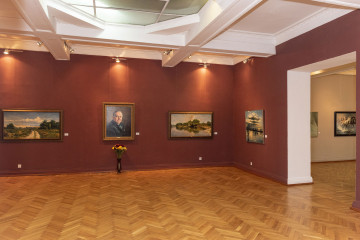 Within the framework of the 100th anniversary of the national leader, Heydar Aliyev, solo exhibition titled "Mistical Realms" by Vadoud Moazzen