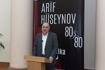 "Qrafika". “Arif Hüseynov 80”. Azərbaycanın Xalq Rəssamı Arif Hüseynovun “Yubiley sərgiləri” silsiləsindən fərdi, yubiley sərgisi