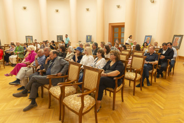 Presentation of the national "Dede Gorgud" prize to the artist Margarita Kerimova-Sokolova