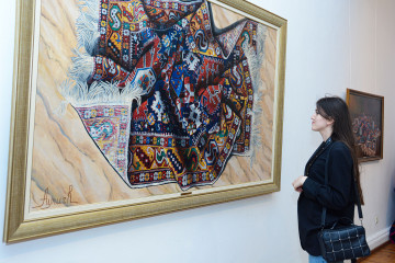Персональная выставка художницы Айнуры Рзаевой «Сокровищница» («Хазина»), посвященная «Году города Шуша»