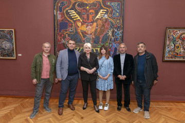 «On the trail of ancestors» solo exhibition by the Honored Artist of Azerbaijan Ulviyya Hamzayeva