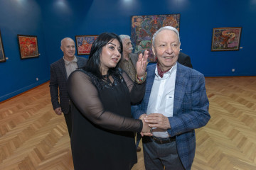 «On the trail of ancestors» solo exhibition by the Honored Artist of Azerbaijan Ulviyya Hamzayeva