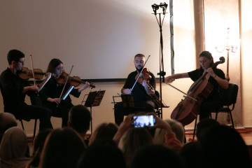 «Muzeydə Musiqi Gecələri» layihəsi çərçivəsində Azərbaycan Respublikasının Xalq artisti, bəstəkar Cavanşir Quliyevin yaradıcılığına həsr olunmuş portret-konsert