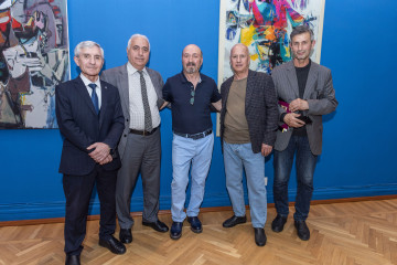 Solo exhibition of the well-known artist Abulfaz Farajoglu (Jabbarov) called "RUNNING POINT"