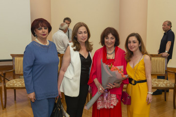 Presentation of the national "Dede Gorgud" prize to the artist Margarita Kerimova-Sokolova