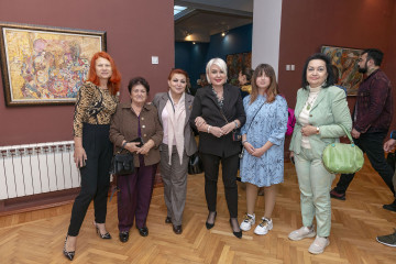 «On the trail of ancestors» solo exhibition by the Honored Artist of Azerbaijan Ulviyya Hamzayeva