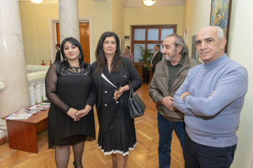 «On the trail of ancestors» solo exhibition by the Honored Artist of Azerbaijan Ulviyya Hamzayeva