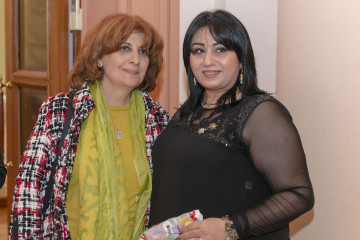 «On the trail of ancestors» solo exhibition by the Honored Artist of Azerbaijan Ulviyya Hamzayeva