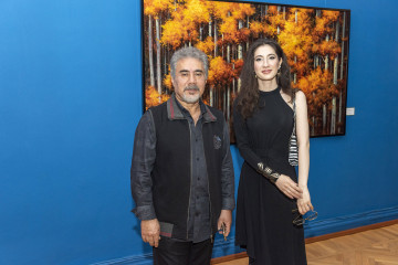 Within the framework of the 100th anniversary of the national leader, Heydar Aliyev, solo exhibition titled "Mistical Realms" by Vadoud Moazzen