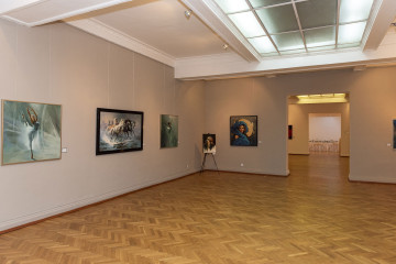 Within the framework of the 100th anniversary of the national leader, Heydar Aliyev, solo exhibition titled "Mistical Realms" by Vadoud Moazzen