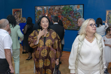 «On the trail of ancestors» solo exhibition by the Honored Artist of Azerbaijan Ulviyya Hamzayeva