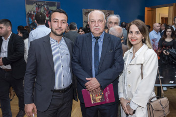 Solo exhibition of the well-known artist Abulfaz Farajoglu (Jabbarov) called "RUNNING POINT"