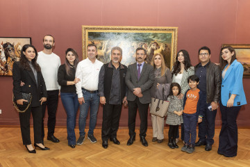 Within the framework of the 100th anniversary of the national leader, Heydar Aliyev, solo exhibition titled "Mistical Realms" by Vadoud Moazzen