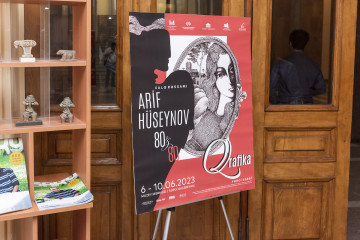 "Graphics". "Arif Huseynov 80”. Solo and anniversary exhibition from the series of “Jubilee exhibitions” by people's Artist of Azerbaijan Arif Huseynov