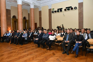 The exhibition "Veteran Artists" and the screening of the documentary film "Canvas, Motherland" produced by "Azerbaijantelefilm" studio