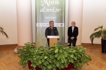 Within the framework of the 100th anniversary of the national leader, Heydar Aliyev, solo exhibition titled "Mistical Realms" by Vadoud Moazzen