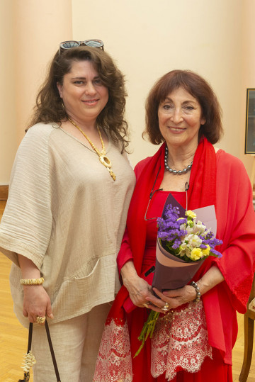 Presentation of the national "Dede Gorgud" prize to the artist Margarita Kerimova-Sokolova