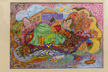 «On the trail of ancestors» solo exhibition by the Honored Artist of Azerbaijan Ulviyya Hamzayeva