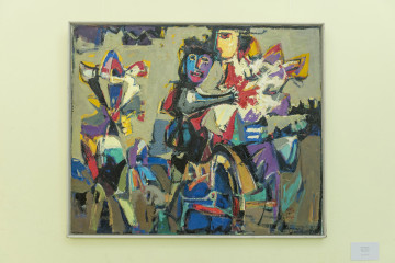 Solo exhibition of the well-known artist Abulfaz Farajoglu (Jabbarov) called "RUNNING POINT"