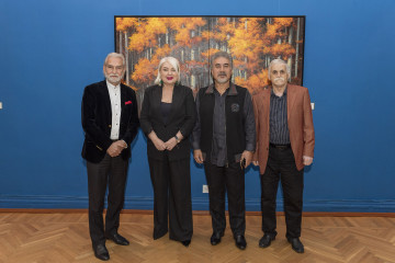 Within the framework of the 100th anniversary of the national leader, Heydar Aliyev, solo exhibition titled "Mistical Realms" by Vadoud Moazzen