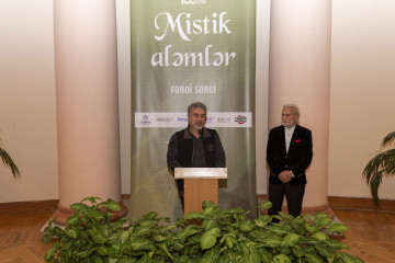 Ümummilli lider Heydər Əliyevin 100 illik yubileyi çərçivəsində Vədud Müəzzinin “Mistik aləmlər” adlı fərdi sərgisi