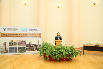 "Historical monuments of Western Azerbaijan and cultural heritage" Exhibition and presentation of the photo album