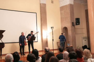 «Muzeydə Musiqi Gecələri» layihəsi çərçivəsində Azərbaycan Respublikasının Xalq artisti, bəstəkar Cavanşir Quliyevin yaradıcılığına həsr olunmuş portret-konsert