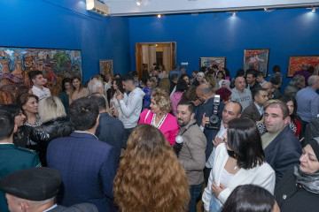 «On the trail of ancestors» solo exhibition by the Honored Artist of Azerbaijan Ulviyya Hamzayeva