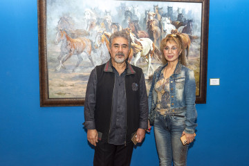 Within the framework of the 100th anniversary of the national leader, Heydar Aliyev, solo exhibition titled "Mistical Realms" by Vadoud Moazzen