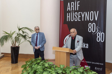 "Qrafika". “Arif Hüseynov 80”. Azərbaycanın Xalq Rəssamı Arif Hüseynovun “Yubiley sərgiləri” silsiləsindən fərdi, yubiley sərgisi