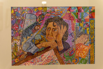 «On the trail of ancestors» solo exhibition by the Honored Artist of Azerbaijan Ulviyya Hamzayeva