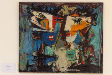 Solo exhibition of the well-known artist Abulfaz Farajoglu (Jabbarov) called "RUNNING POINT"