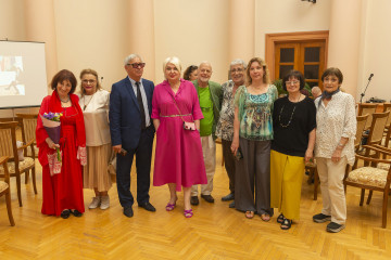 Presentation of the national "Dede Gorgud" prize to the artist Margarita Kerimova-Sokolova