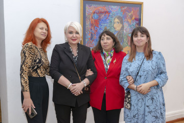 «On the trail of ancestors» solo exhibition by the Honored Artist of Azerbaijan Ulviyya Hamzayeva