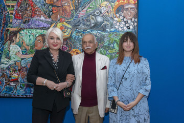 «On the trail of ancestors» solo exhibition by the Honored Artist of Azerbaijan Ulviyya Hamzayeva