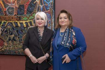 «On the trail of ancestors» solo exhibition by the Honored Artist of Azerbaijan Ulviyya Hamzayeva