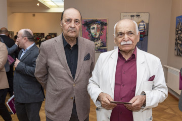 Solo exhibition of the well-known artist Abulfaz Farajoglu (Jabbarov) called "RUNNING POINT"