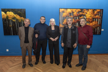 Within the framework of the 100th anniversary of the national leader, Heydar Aliyev, solo exhibition titled "Mistical Realms" by Vadoud Moazzen