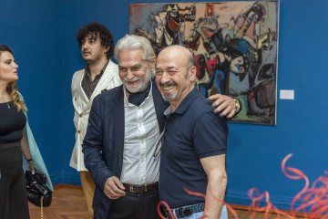 Solo exhibition of the well-known artist Abulfaz Farajoglu (Jabbarov) called "RUNNING POINT"