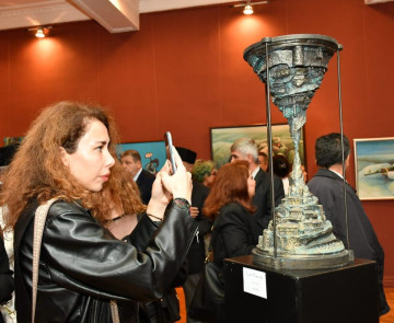 The exhibition "Veteran Artists" and the screening of the documentary film "Canvas, Motherland" produced by "Azerbaijantelefilm" studio