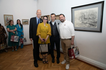 "Gospel of Victory" solo exhibition by Eldeniz Babayev