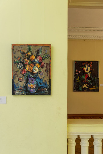 Solo exhibition of the well-known artist Abulfaz Farajoglu (Jabbarov) called "RUNNING POINT"