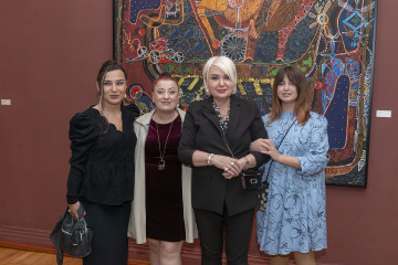 «On the trail of ancestors» solo exhibition by the Honored Artist of Azerbaijan Ulviyya Hamzayeva