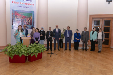 Rəssam Fikrət İbrahimlinin “Ruhumun təqdimatı – Ömür səhifələrim” adlı fərdi sərgisi