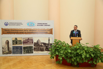 “Qərbi Azərbaycanın tarixi abidələri və mədəni irsi” mövzusunda sərgi və fotoalbomun təqdimatı