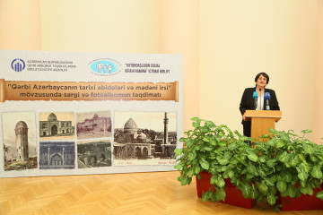 "Historical monuments of Western Azerbaijan and cultural heritage" Exhibition and presentation of the photo album